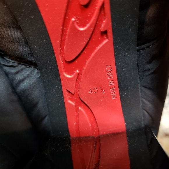 NEW Christian Louboutin Oriona Lug Quilted Bootie size 40.5 - Picture 12 of 14